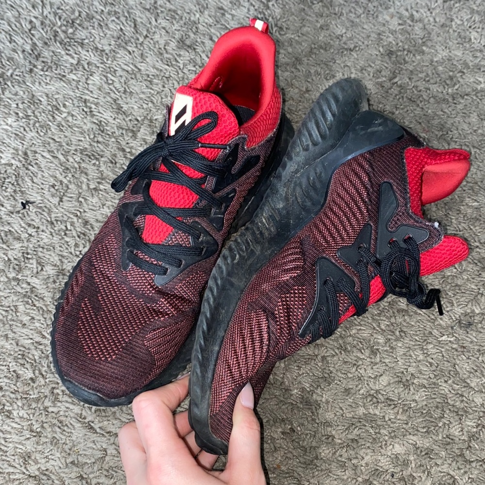 Red Adidas Boosts